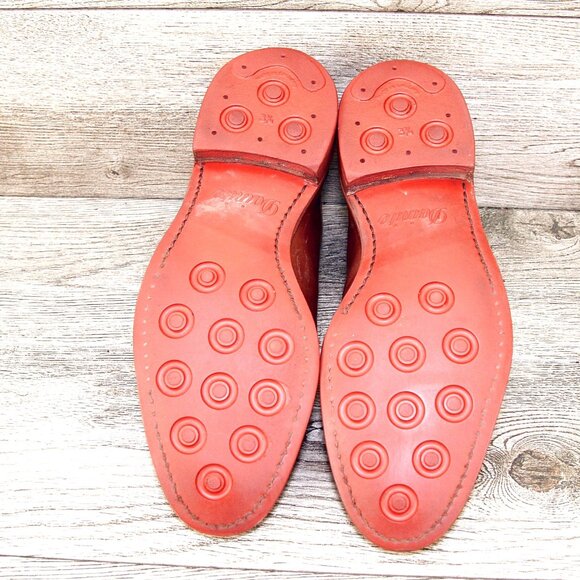 Allen Edmonds CLARK STREET Dainite 8 D Camel * add $15 Cedar Trees - Picture 3 of 13